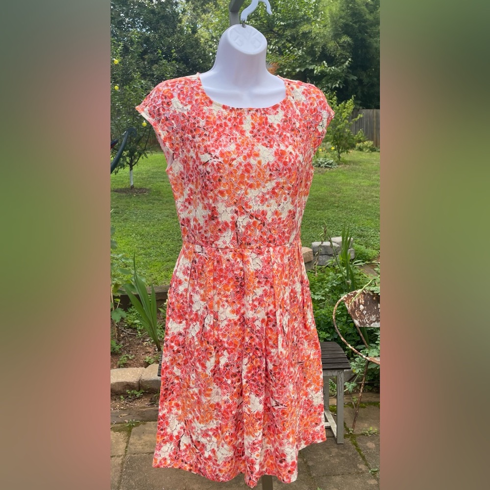Madewell Floral Lace Dress, Size 0